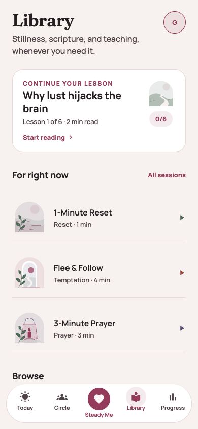 The Made New Library with illustrated prayer and reflection sessions.